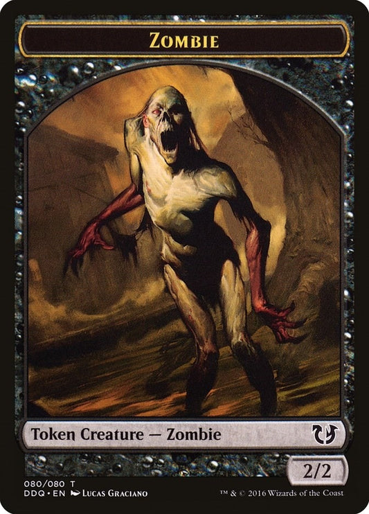 Image for Zombie Token (80) (Duel Decks: Blessed vs. Cursed) - Magic: The Gathering
