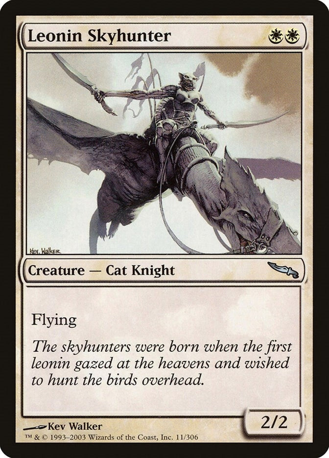Image for Leonin Skyhunter (11) (Mirrodin) - Magic: The Gathering