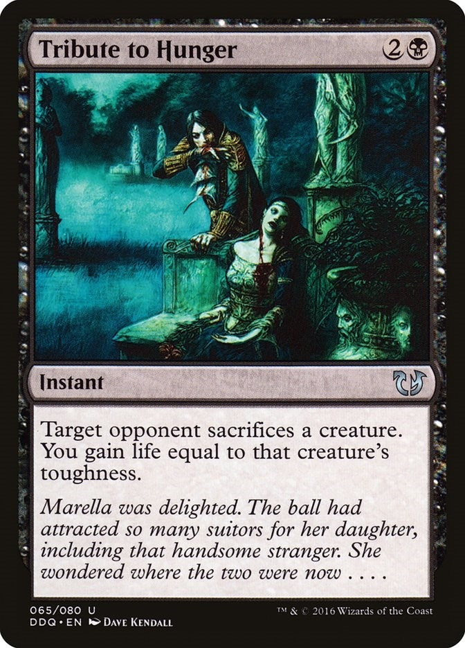 Image for Tribute to Hunger (65) (Duel Decks: Blessed vs. Cursed) - Magic: The Gathering