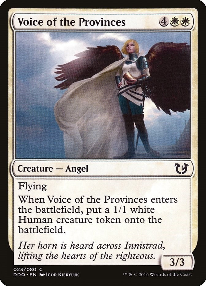 Image for Voice of the Provinces (23) (Duel Decks: Blessed vs. Cursed) - Magic: The Gathering