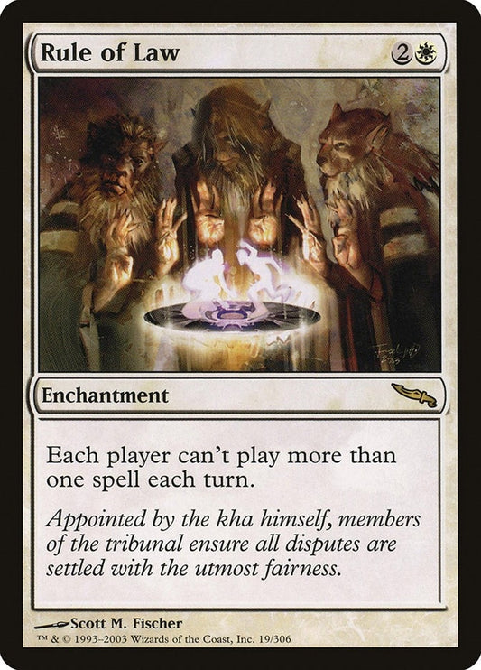 Image for Rule of Law (19) (Mirrodin) - Magic: The Gathering