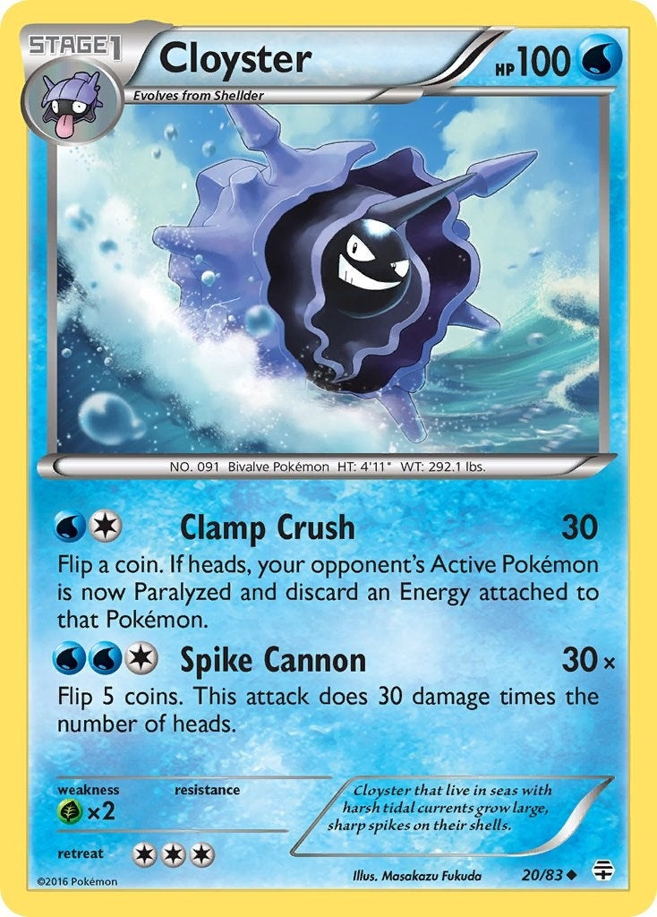 Image for Cloyster (20/83) (Generations) - Pokemon
