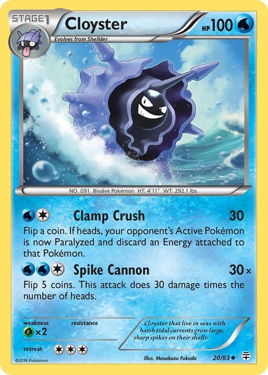 Image for Cloyster (20/83) (Generations) - Pokemon