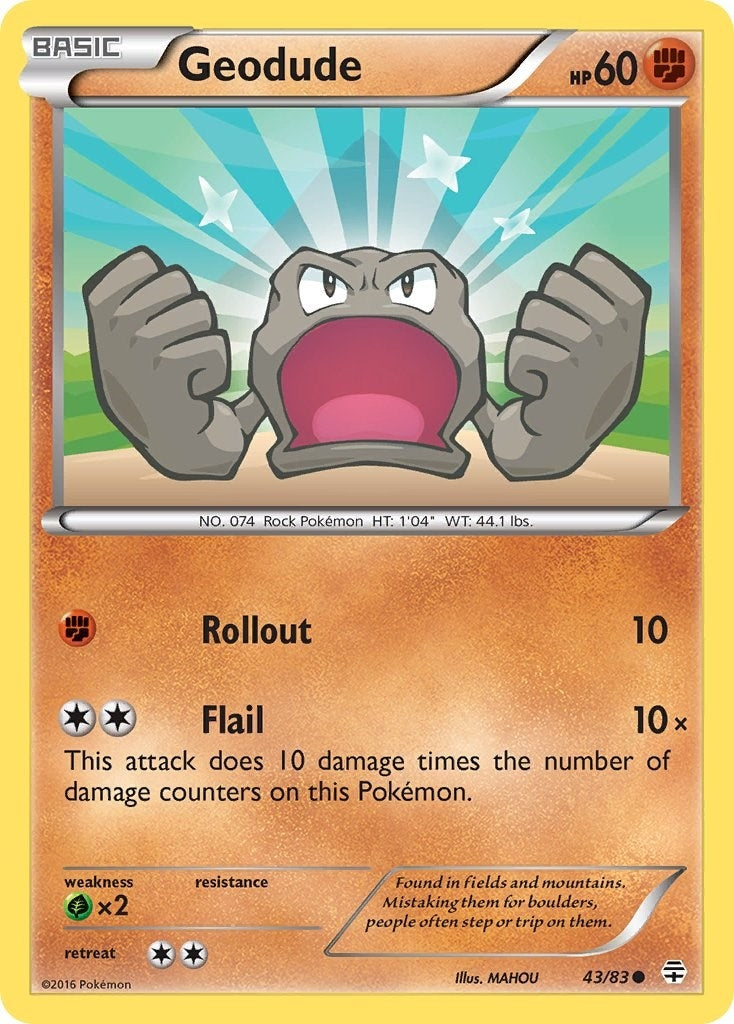 Image for Geodude (43/83) (Generations) - Pokemon