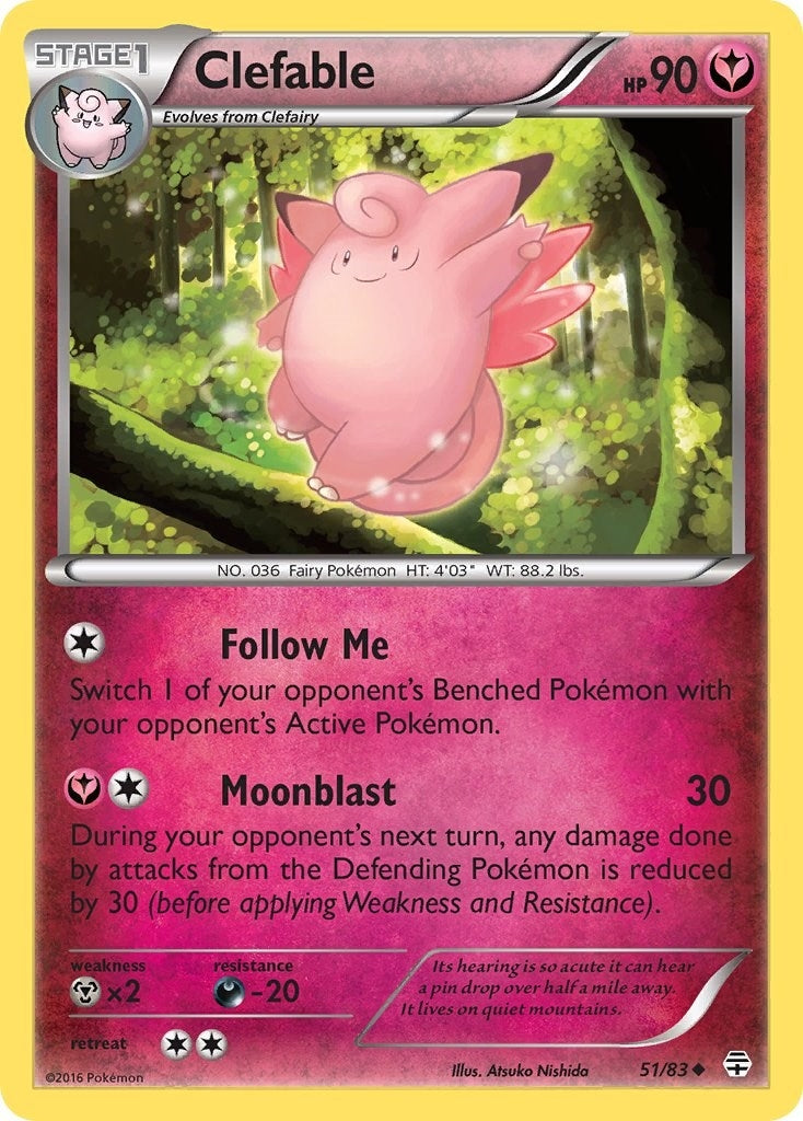 Image for Clefable (51/83) (Generations) - Pokemon