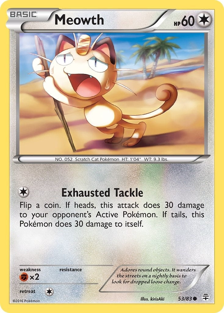Image for Meowth (53/83) (Generations) - Pokemon