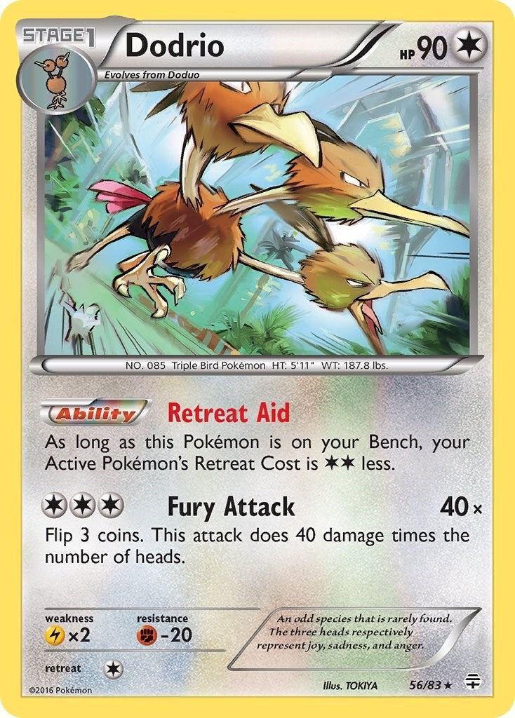 Image for Dodrio (56/83) (Generations) - Pokemon