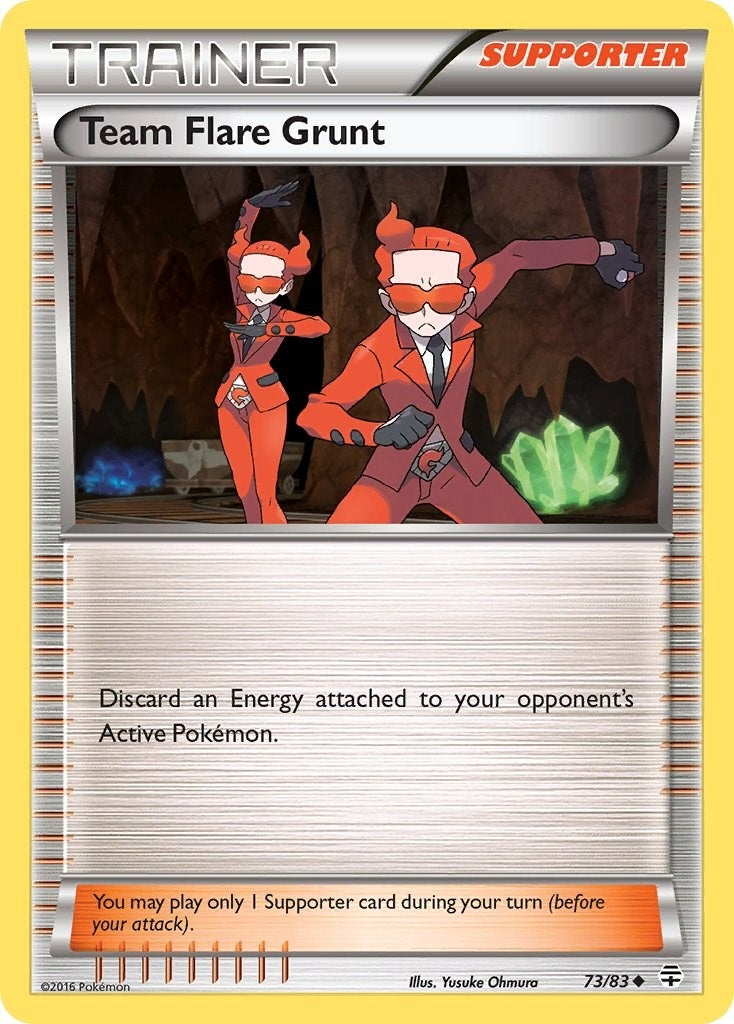 Image for Team Flare Grunt (73/83) (Generations) - Pokemon