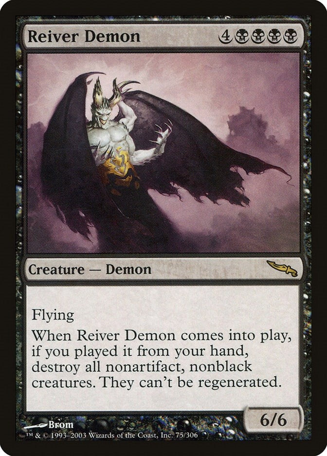 Image for Reiver Demon (75) (Mirrodin) - Magic: The Gathering
