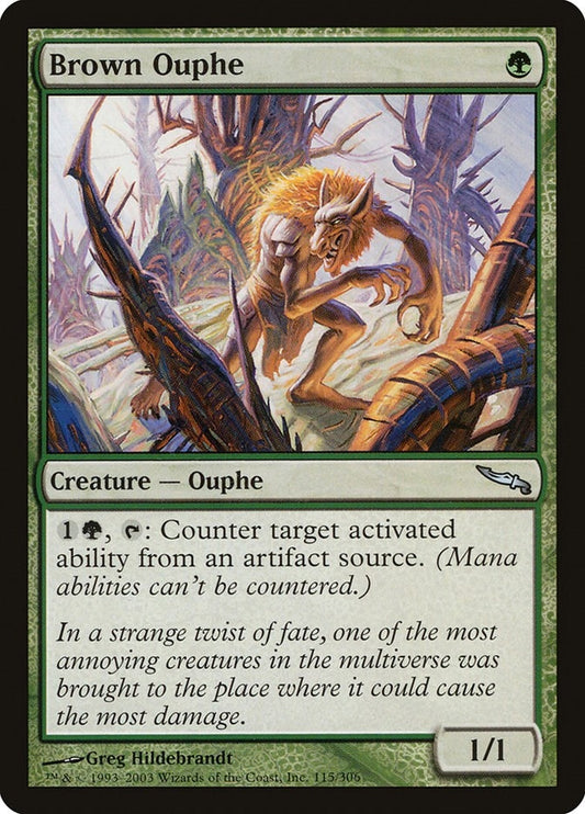 Image for Brown Ouphe (115) (Mirrodin) - Magic: The Gathering