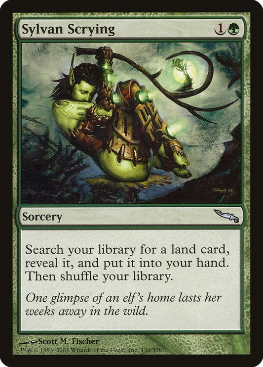 Image for Sylvan Scrying (130) (Mirrodin) - Magic: The Gathering