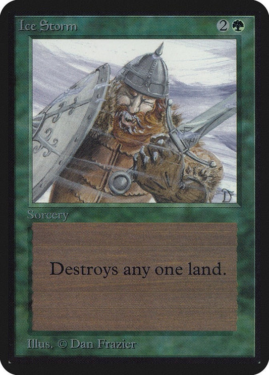 Image for Ice Storm (Alpha Edition) - Magic: The Gathering