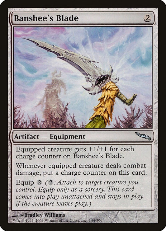 Image for Banshee's Blade (144) (Mirrodin) - Magic: The Gathering