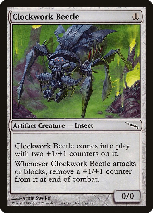Image for Clockwork Beetle (153) (Mirrodin) - Magic: The Gathering
