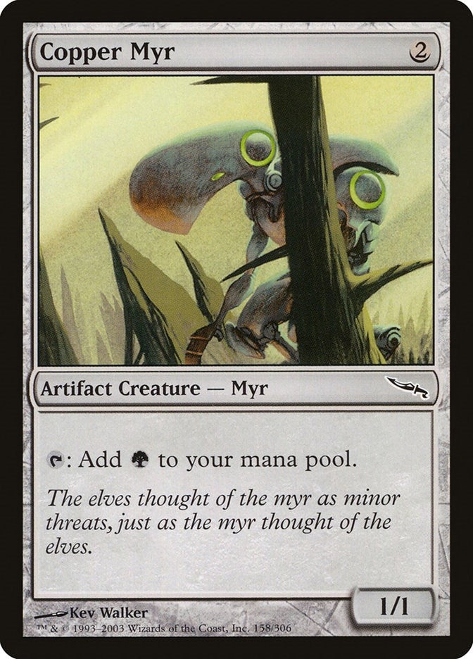 Image for Copper Myr (158) (Mirrodin) - Magic: The Gathering