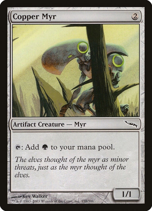 Image for Copper Myr (158) (Mirrodin) - Magic: The Gathering