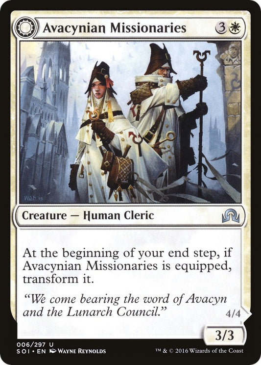 Image for Avacynian Missionaries (6) (Shadows over Innistrad) - Magic: The Gathering
