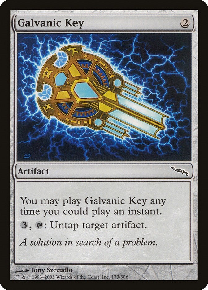 Image for Galvanic Key (173) (Mirrodin) - Magic: The Gathering
