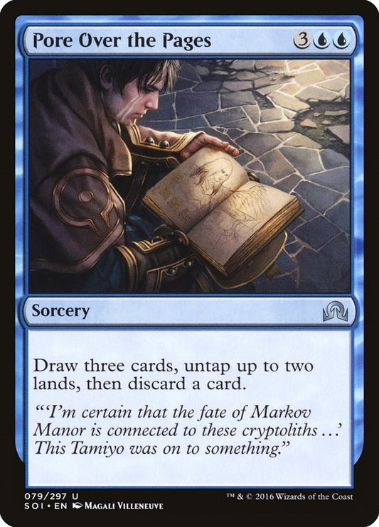Image for Pore Over the Pages (79) (Shadows over Innistrad) - Magic: The Gathering