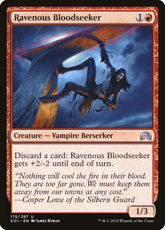 Image for Ravenous Bloodseeker (175) (Shadows over Innistrad) - Magic: The Gathering
