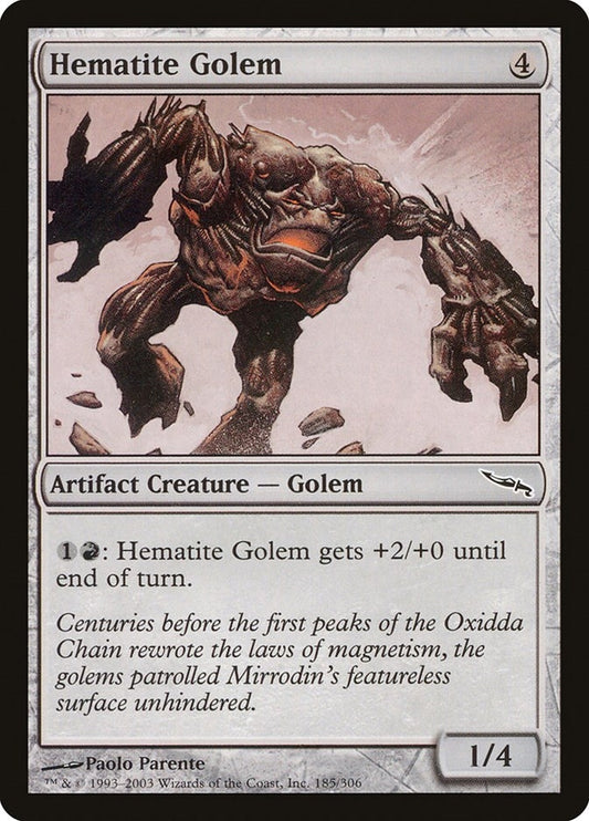 Image for Hematite Golem (185) (Mirrodin) - Magic: The Gathering
