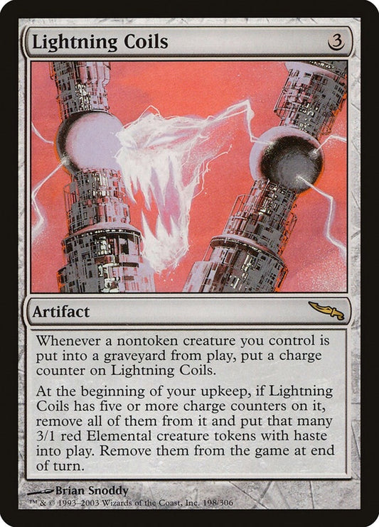 Image for Lightning Coils (198) (Mirrodin) - Magic: The Gathering