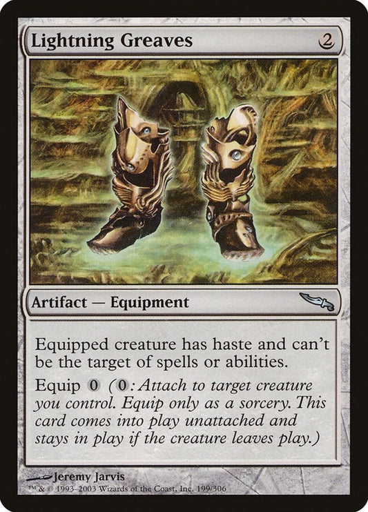 Image for Lightning Greaves (199) (Mirrodin) - Magic: The Gathering