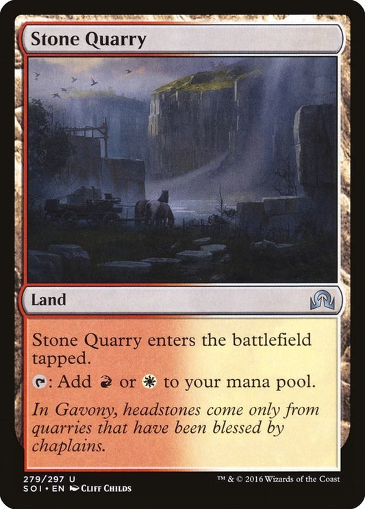 Image for Stone Quarry (279) (Shadows over Innistrad) - Magic: The Gathering