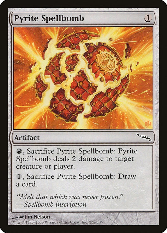 Image for Pyrite Spellbomb (232) (Mirrodin) - Magic: The Gathering