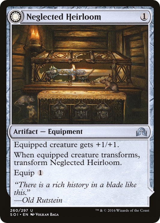 Image for Neglected Heirloom (260) (Shadows over Innistrad) - Magic: The Gathering