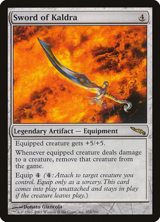 Image for Sword of Kaldra (251) (Mirrodin) - Magic: The Gathering