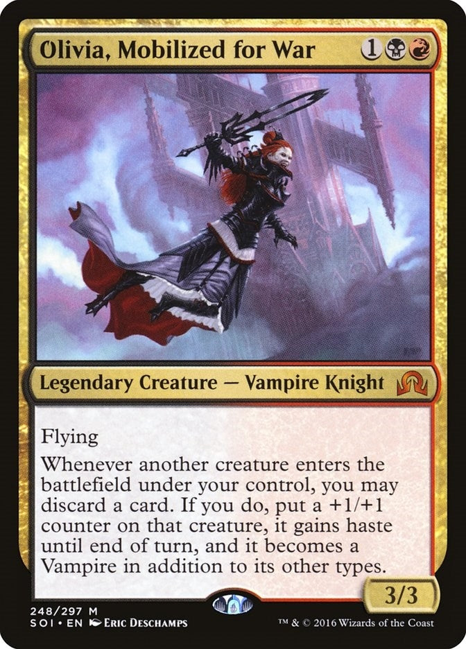 Image for Olivia, Mobilized for War (248) (Shadows over Innistrad) - Magic: The Gathering
