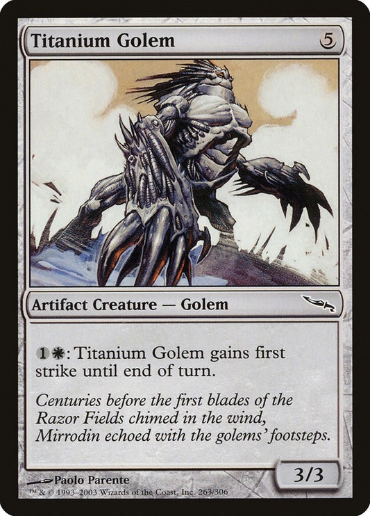 Image for Titanium Golem (263) (Mirrodin) - Magic: The Gathering