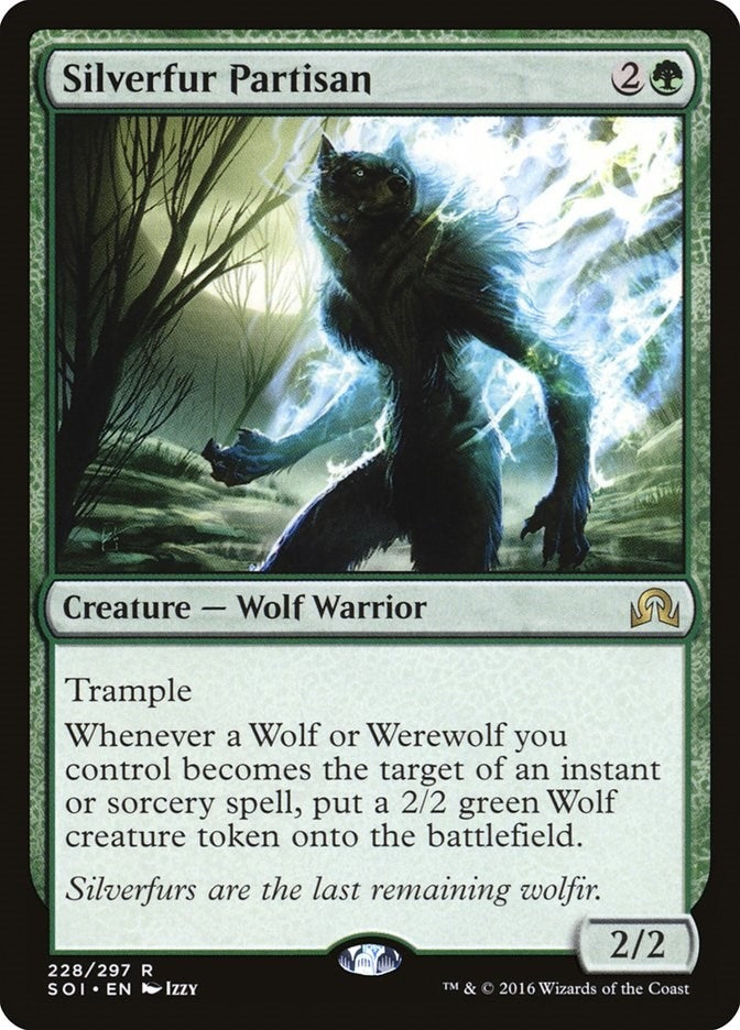 Image for Silverfur Partisan (228) (Shadows over Innistrad) - Magic: The Gathering