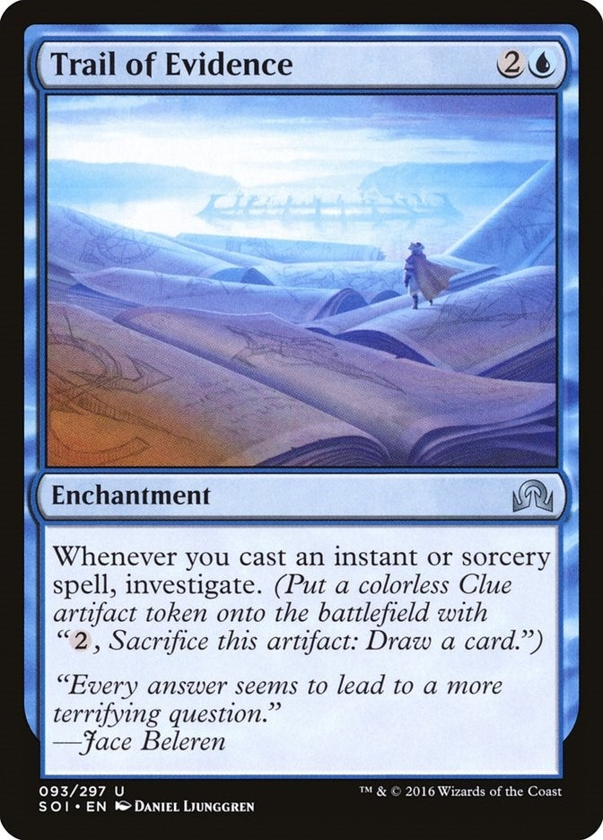 Image for Trail of Evidence (93) (Shadows over Innistrad) - Magic: The Gathering