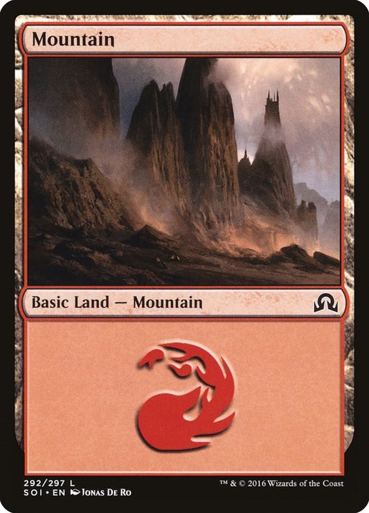 Image for Mountain (292) (292) (Shadows over Innistrad) - Magic: The Gathering
