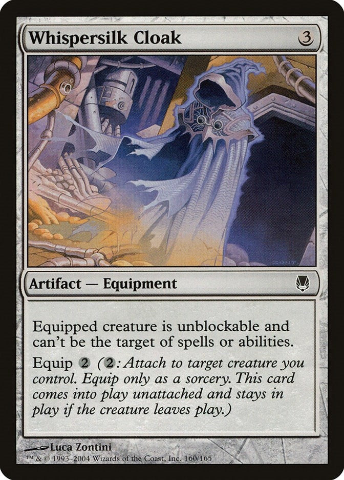 Image for Whispersilk Cloak (160) (Darksteel) - Magic: The Gathering