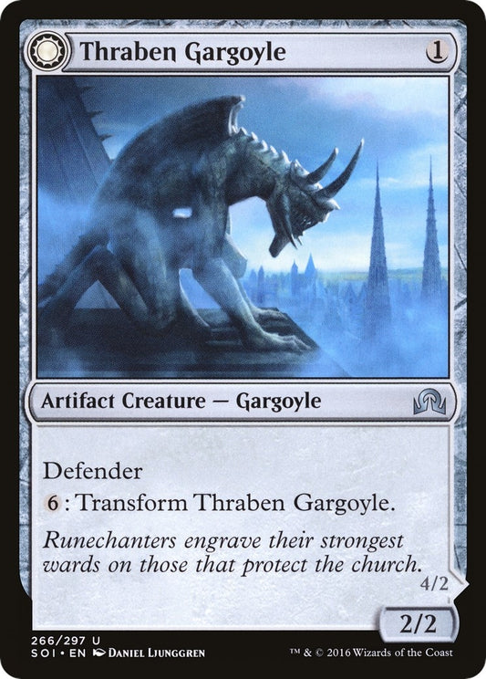 Image for Thraben Gargoyle (266) (Shadows over Innistrad) - Magic: The Gathering