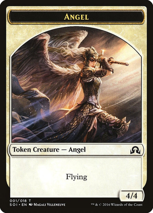 Image for Angel Token (1) (Shadows over Innistrad) - Magic: The Gathering
