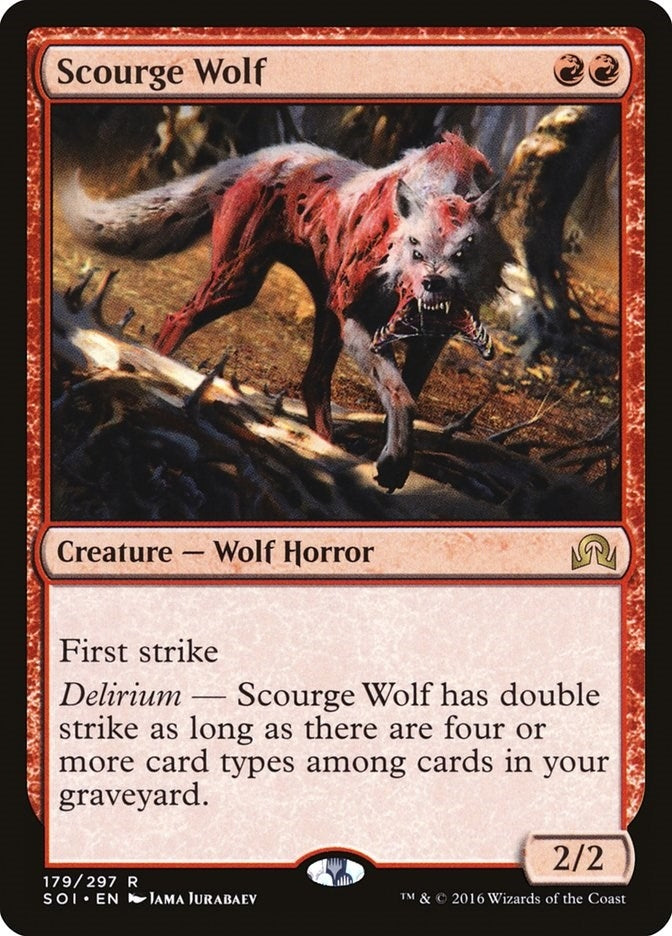 Image for Scourge Wolf (179) (Shadows over Innistrad) - Magic: The Gathering