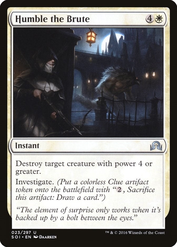 Image for Humble the Brute (23) (Shadows over Innistrad) - Magic: The Gathering