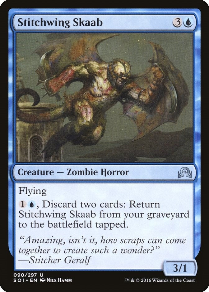 Image for Stitchwing Skaab (90) (Shadows over Innistrad) - Magic: The Gathering