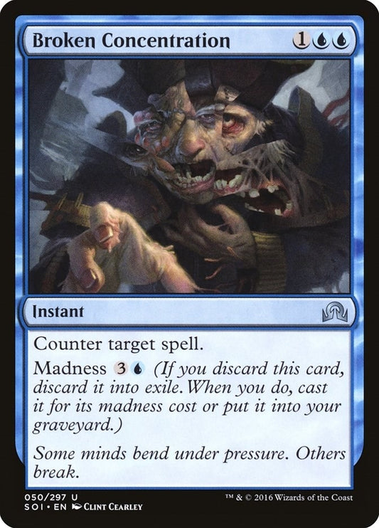 Image for Broken Concentration (50) (Shadows over Innistrad) - Magic: The Gathering