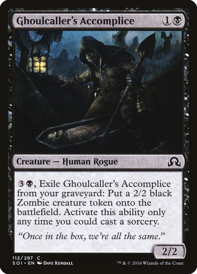 Image for Ghoulcaller's Accomplice (112) (Shadows over Innistrad) - Magic: The Gathering