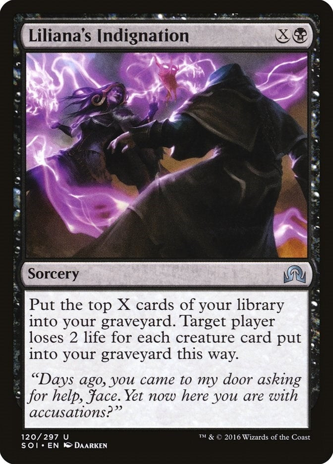Image for Liliana's Indignation (120) (Shadows over Innistrad) - Magic: The Gathering