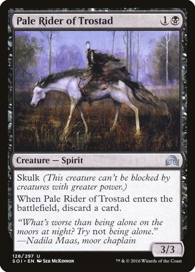 Image for Pale Rider of Trostad (128) (Shadows over Innistrad) - Magic: The Gathering
