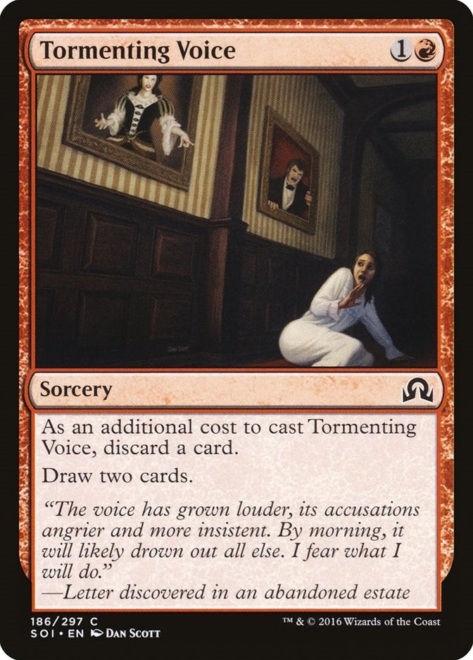 Image for Tormenting Voice (186) (Shadows over Innistrad) - Magic: The Gathering