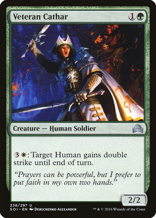 Image for Veteran Cathar (238) (Shadows over Innistrad) - Magic: The Gathering
