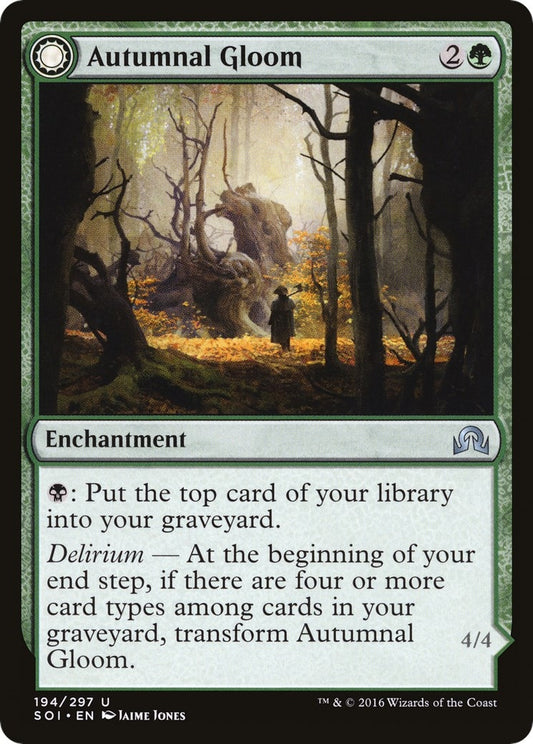 Image for Autumnal Gloom (194) (Shadows over Innistrad) - Magic: The Gathering