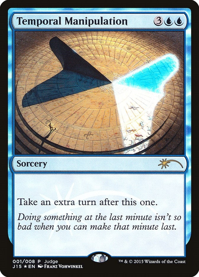 Image for Temporal Manipulation (1) (Judge Promos) - Magic: The Gathering